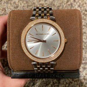 Michael Kors Darci tri-tone watch